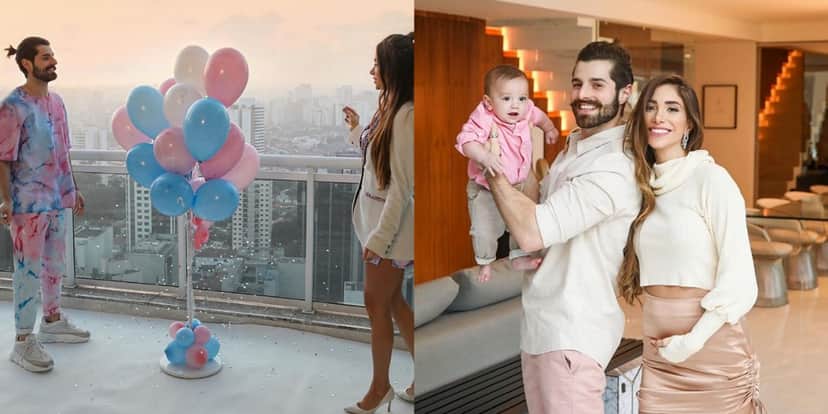 Em chá de revelação, Alok descobre que será pai de menina (Foto: Reprodução) Em chá de revelação, Alok descobre que será pai de menina (Foto: Reprodução)