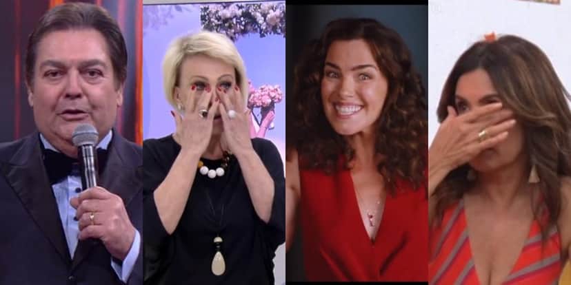 Faustão, Ana Maria Braga e Fátima Bernardes foram passados para trás por Ana Paula Arósio (Foto: Reprodução/TV Globo/Twitter) Faustão, Ana Maria Braga e Fátima Bernardes foram passados para trás por Ana Paula Arósio (Foto: Reprodução/TV Globo/Twitter)