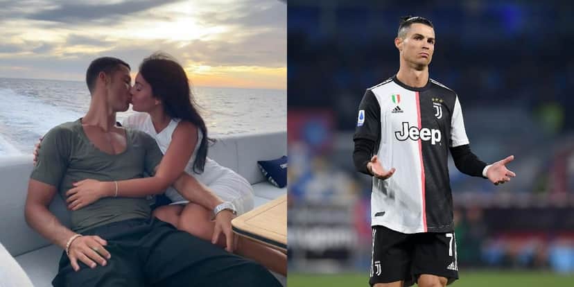 Cristiano Ronaldo surge em clima romântico com a noiva cantando música música de Marília Mendonça e Léo Santana (Foto: Reprodução) Cristiano Ronaldo surge em clima romântico com a noiva cantando música música de Marília Mendonça e Léo Santana (Foto: Reprodução)