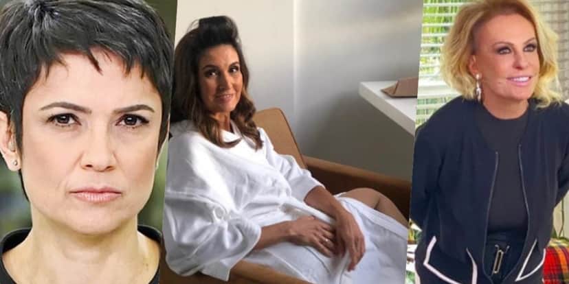 Fátima Bernardes acabou expondo recado para Sandra e muita gente viu indireta para Ana (Foto montagem) Fátima Bernardes acabou expondo recado para Sandra e muita gente viu indireta para Ana (Foto montagem)