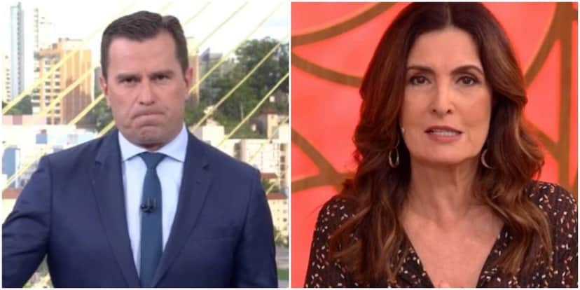 Fátima Bernardes e Rodrigo Bocardi (Reprodução) Fátima Bernardes e Rodrigo Bocardi (Reprodução)