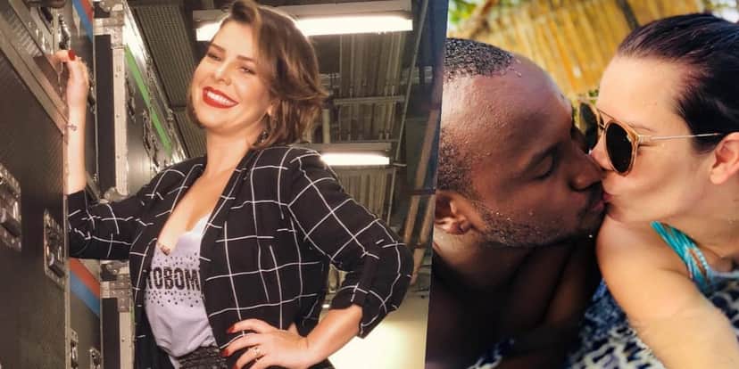 Fernanda Souza foi casada com Thiaguinho (Foto: montagem) Fernanda Souza foi casada com Thiaguinho (Foto: montagem)