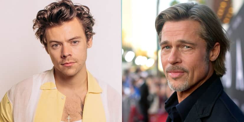 Harry Styles e Brad Pitt protagonizaram filme juntos (Foto: Reprodução) Harry Styles e Brad Pitt protagonizaram filme juntos (Foto: Reprodução)