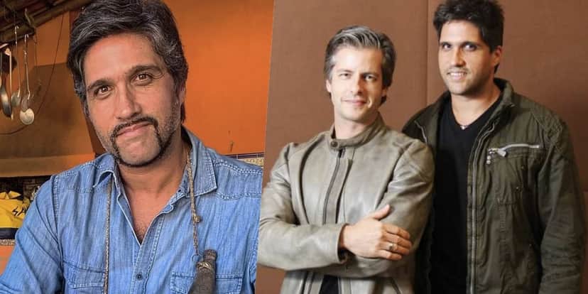 Leo Chaves tinha uma dupla com seu irmão Victor (Foto: montagem) Leo Chaves tinha uma dupla com seu irmão Victor (Foto: montagem)