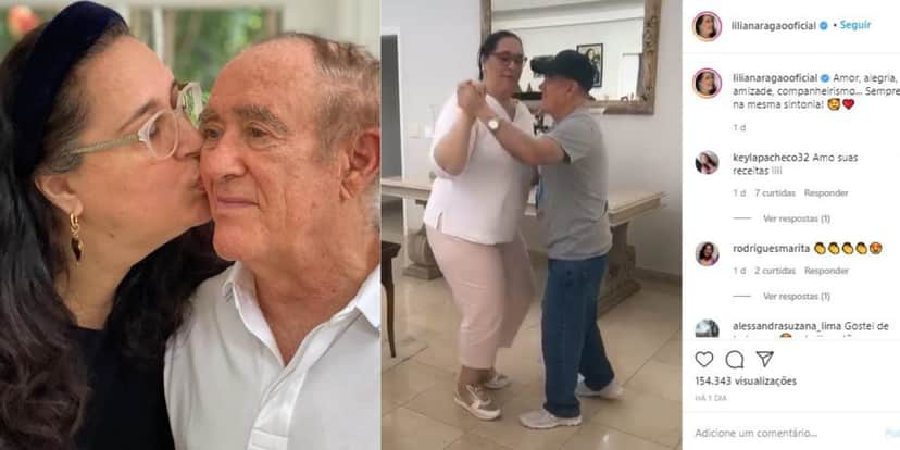 Lilian Aragão é casada com Renato Aragão (Foto: Reprodução/Instagram) Lilian Aragão é casada com Renato Aragão (Foto: Reprodução/Instagram)