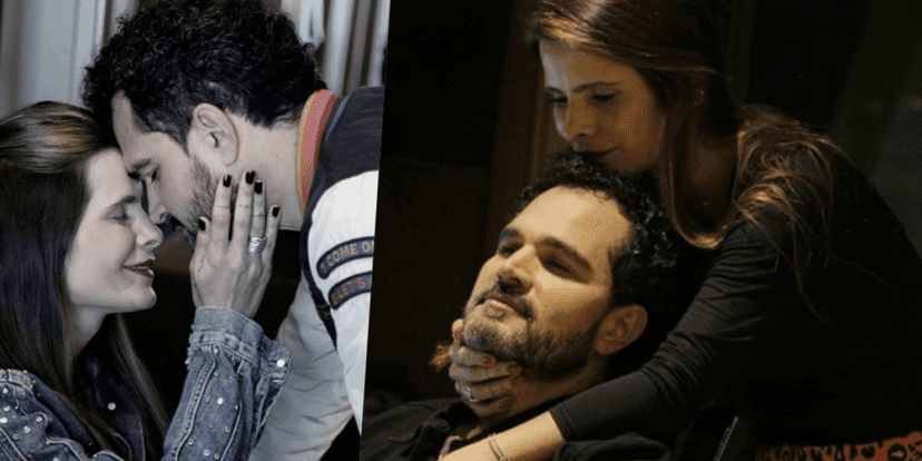 Flavia Camargo em momentos românticos publicados nas redes sociais (Foto montagem) Flavia Camargo em momentos românticos publicados nas redes sociais (Foto montagem)