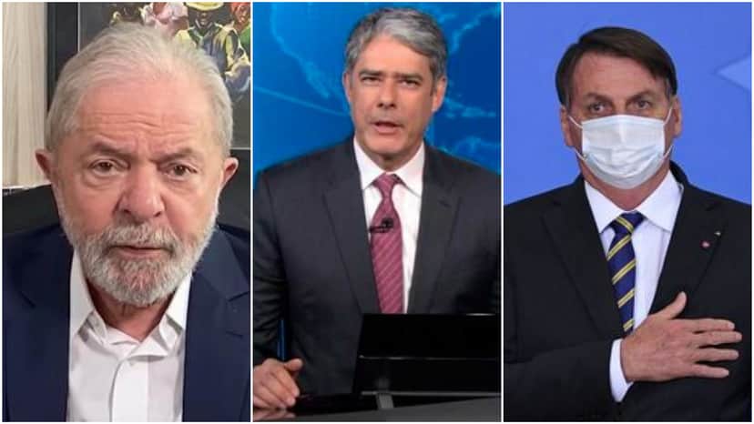 O ex-presidente Lula se uniu a Bolsonaro contra Bonner e a Globo - Foto: Montagem O ex-presidente Lula se uniu a Bolsonaro contra Bonner e a Globo - Foto: Montagem