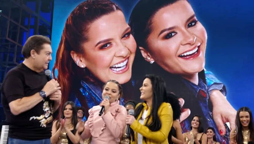 Maiara e Maraisa no Domingão do Faustão - Foto: Reprodução Maiara e Maraisa no Domingão do Faustão - Foto: Reprodução
