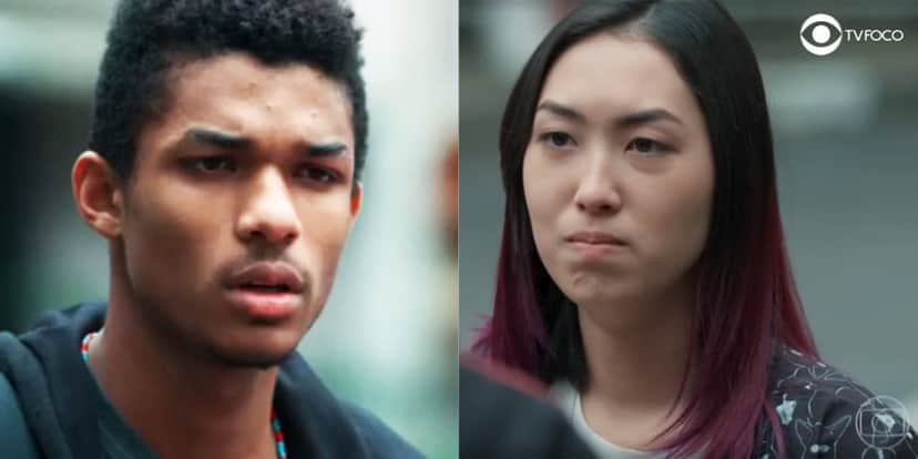 Fotomontagem Anderson e Tina em cena de Malhação Viva a Diferença Fotomontagem Anderson e Tina em cena de Malhação Viva a Diferença