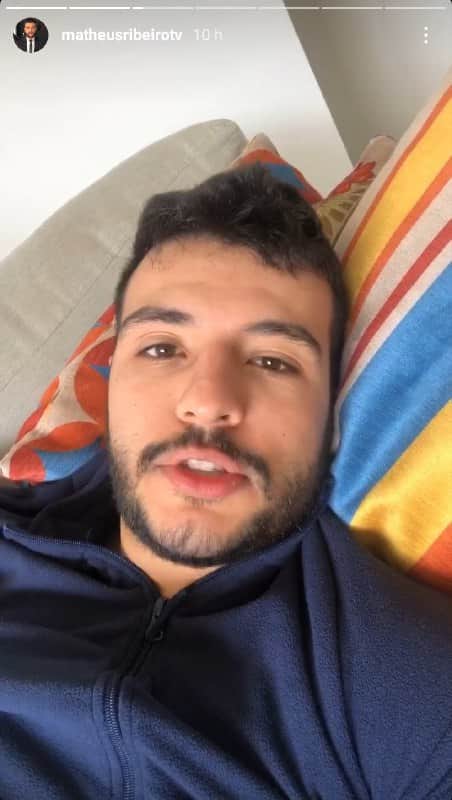 Matheus Ribeiro fez desabafo após suposto nude vazar (Foto: Reprodução) Matheus Ribeiro fez desabafo após suposto nude vazar (Foto: Reprodução)