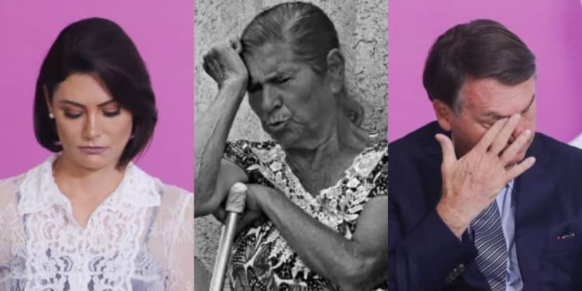 Maria Aparecida Firmo Ferreira era avó de Michelle Bolsonaro, esposa de Jair Bolsonaro (Foto: Reprodução/Cristiano Mariz/Sérgio Lima/Poder 360) Maria Aparecida Firmo Ferreira era avó de Michelle Bolsonaro, esposa de Jair Bolsonaro (Foto: Reprodução/Cristiano Mariz/Sérgio Lima/Poder 360)