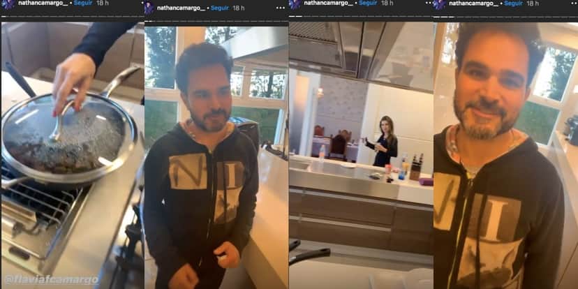 Nathan Camargo, filho de Luciano, em seu stories (Foto: reprodução/Instagram) Nathan Camargo, filho de Luciano, em seu stories (Foto: reprodução/Instagram)