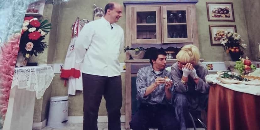 Ana Maria Braga nos bastidores do programa Note e Anote, da Record, em 1996 (Foto: Reprodução/Instagram) Ana Maria Braga nos bastidores do programa Note e Anote, da Record, em 1996 (Foto: Reprodução/Instagram)
