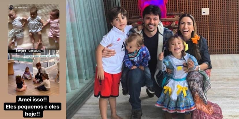 Patrícia Abravanel mostrou netos pequenos de Silvio Santos (Foto: Reprodução/Instagram) Patrícia Abravanel mostrou netos pequenos de Silvio Santos (Foto: Reprodução/Instagram)