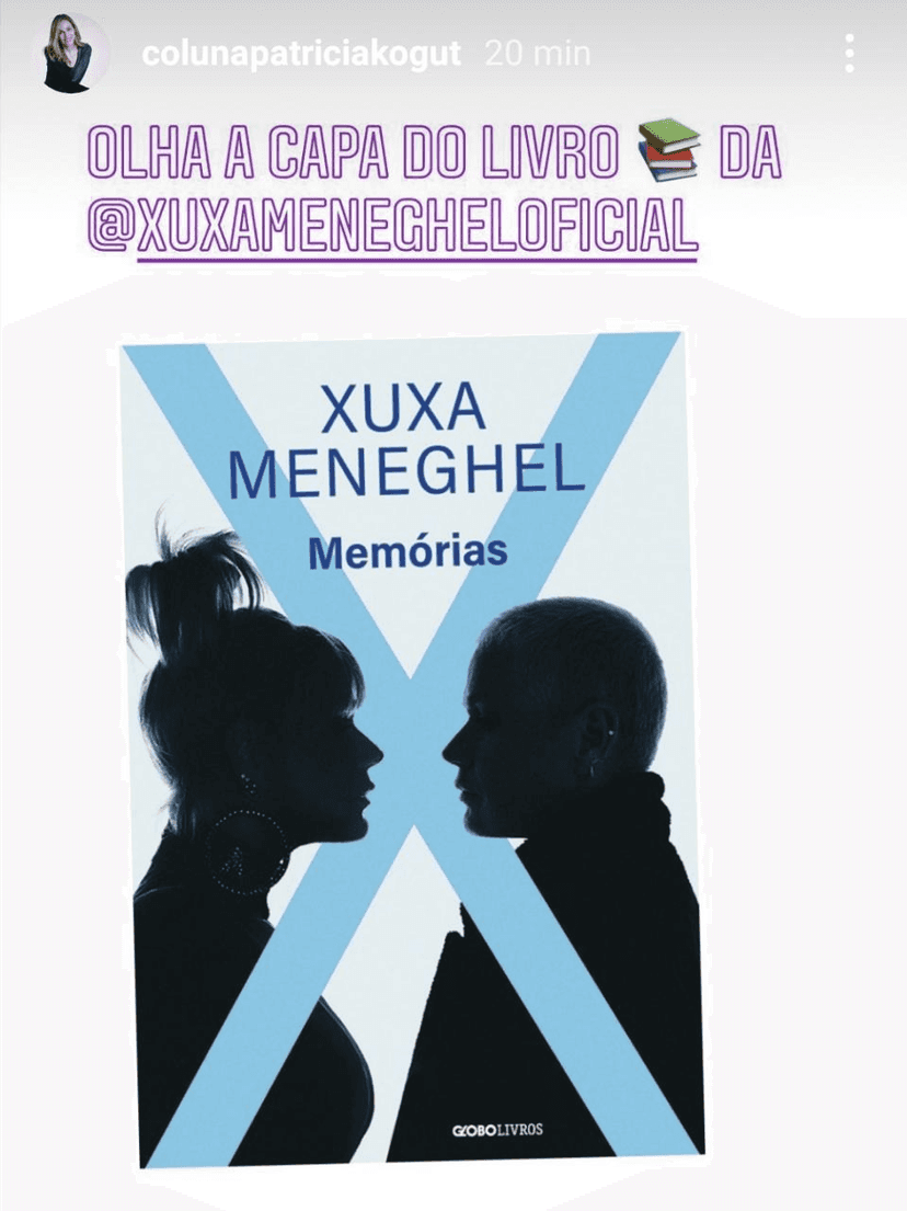 A capa oficial do novo livro de Xuxa Meneghel (Foto: reprodução/Instagram) A capa oficial do novo livro de Xuxa Meneghel (Foto: reprodução/Instagram)