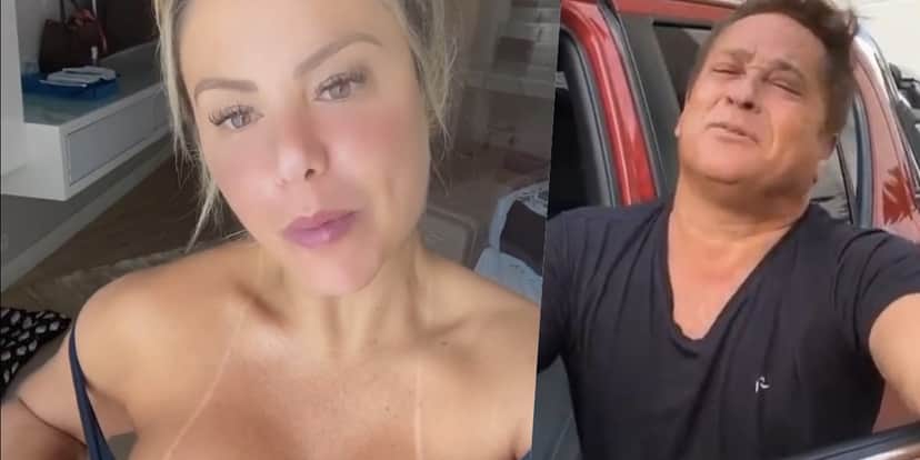 Poliana Rocha é casada com Leonardo (Foto: montagem) Poliana Rocha é casada com Leonardo (Foto: montagem)