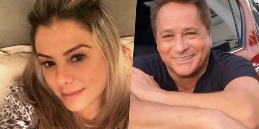 Poliana Rocha é casada com o sertanejo Leonardo (Foto: montagem) Poliana Rocha é casada com o sertanejo Leonardo (Foto: montagem)