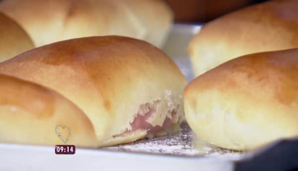 oelho de presunto e queijo foi a receita feita hoje pela Ana Maria Braga no 'Encontro' oelho de presunto e queijo foi a receita feita hoje pela Ana Maria Braga no 'Encontro'