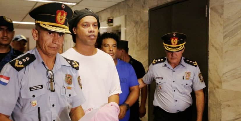Ronaldinho Gaúcho estava preso no Paraguai. (Foto: Divulgação) Ronaldinho Gaúcho estava preso no Paraguai. (Foto: Divulgação)