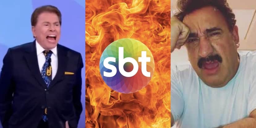 Silvio Santos e Ratinho sofreram rasteira de funcionário (Foto: Reprodução/SBT/Instagram) Silvio Santos e Ratinho sofreram rasteira de funcionário (Foto: Reprodução/SBT/Instagram)