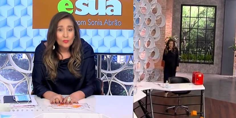 Sonia Abrão revelou novo cenário de programa (Foto: Reprodução/RedeTV!) Sonia Abrão revelou novo cenário de programa (Foto: Reprodução/RedeTV!)