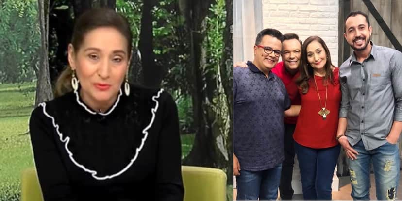 Sonia Abrão e Felipeh Campos com seus colegas de profissão (Foto: Reprodução/RedeTV!/Instagram) Sonia Abrão e Felipeh Campos com seus colegas de profissão (Foto: Reprodução/RedeTV!/Instagram)