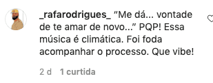 Comentário noa publicação de Thiaguinho (Foto: reprodução/Instagram) Comentário noa publicação de Thiaguinho (Foto: reprodução/Instagram)