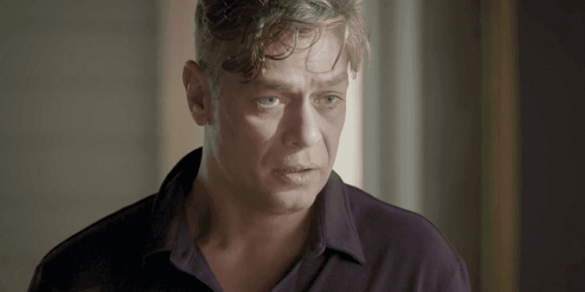 Arthur (Fábio Assunção) flagra suposta traição de Eliza (Marina Ruy Barbosa) em Totalmente Demais (Foto: Fabiano Battaglin/Globo)