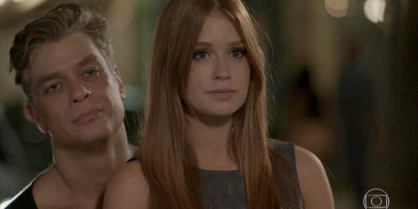 Fábio Assunção (Arthur) e Marina Ruy Barbosa (Eliza) em cena de Totalmente Demais; reprise bombou em audiência em todo o país (Foto: Reprodução/Globo)