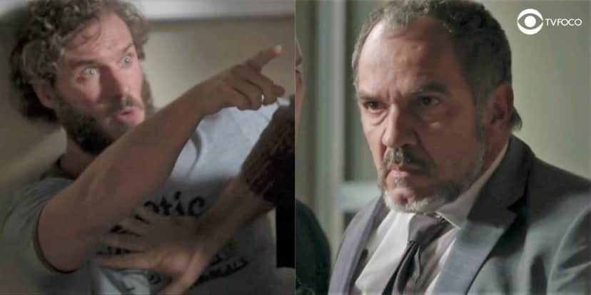Dino briga com Germano em Totalmente Demais Dino briga com Germano em Totalmente Demais