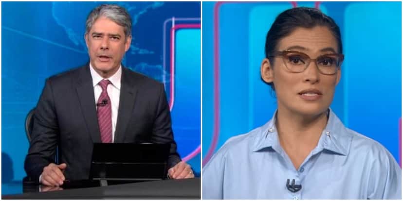 William Bonner e Renata Vasconcellos comandam o Jornal Nacional - Foto: Montagem a William Bonner e Renata Vasconcellos comandam o Jornal Nacional - Foto: Montagem a