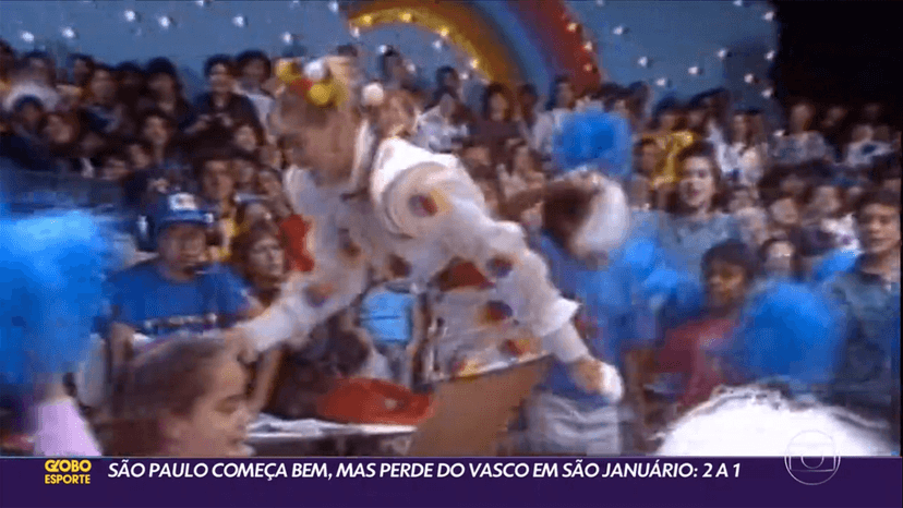 Xuxa apareceu no 'Globo Esporte' (Foto: reprodução) Xuxa apareceu no 'Globo Esporte' (Foto: reprodução)