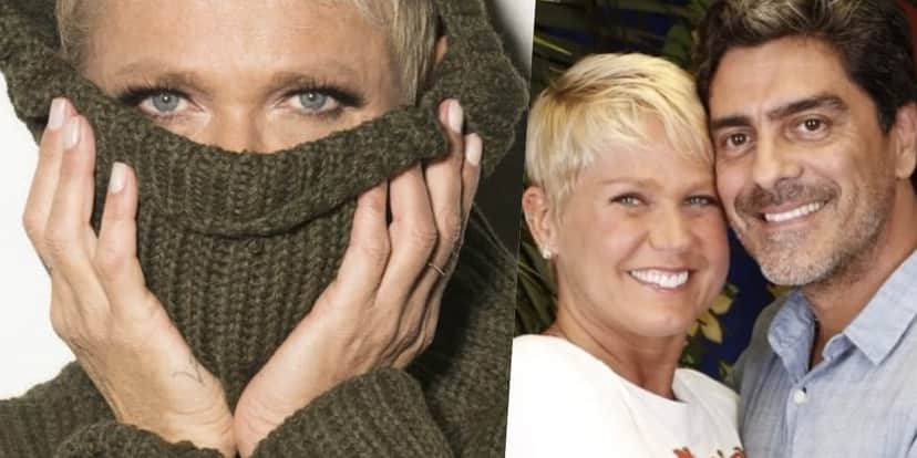Xuxa Meneghel e o namorado Junno Andrade (Foto: montagem) Xuxa Meneghel e o namorado Junno Andrade (Foto: montagem)
