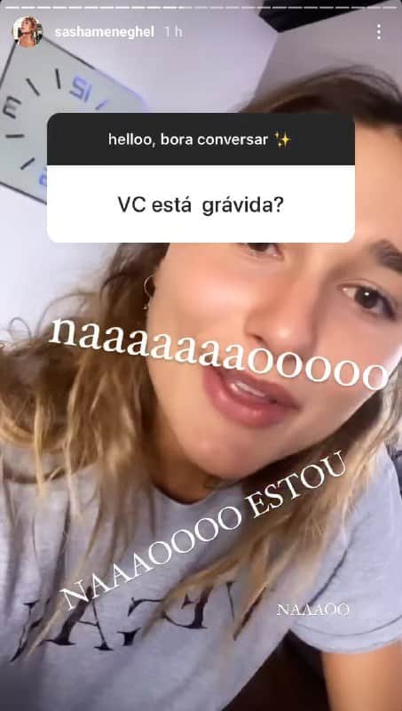 A loira falou sobre uma possível gravidez (Foto: Reprodução/ Instagram) A loira falou sobre uma possível gravidez (Foto: Reprodução/ Instagram)
