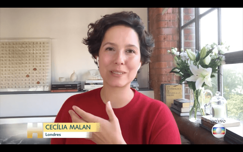 Cecília Malan conta os detalhes sobre a notícia no Jornal Hoje (Foto: Reprodução Globoplay) Cecília Malan conta os detalhes sobre a notícia no Jornal Hoje (Foto: Reprodução Globoplay)