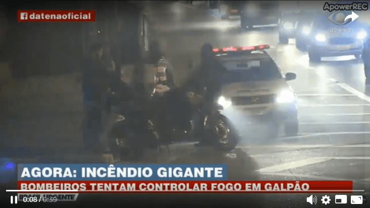 Datena se irritou com multa recebida por sua equipe (Foto: Reprodução) Datena se irritou com multa recebida por sua equipe (Foto: Reprodução)