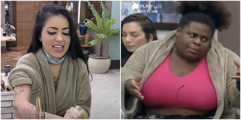 A Fazenda 12: Jojo Todynho e MC Mirella entraram em atrito (Reprodução) A Fazenda 12: Jojo Todynho e MC Mirella entraram em atrito (Reprodução)