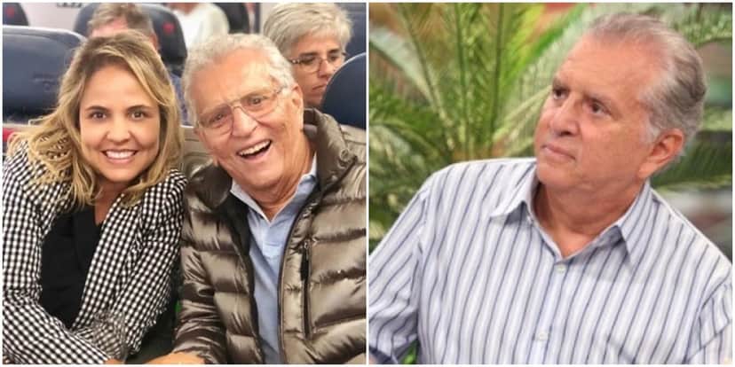 Carlos Alberto de Nóbrega é casado com a médica Renata Domingues (Reprodução) Carlos Alberto de Nóbrega é casado com a médica Renata Domingues (Reprodução)