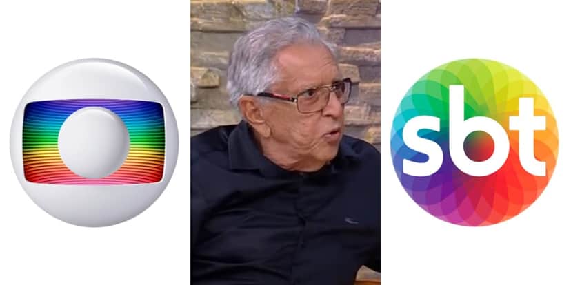 Carlos Alberto de Nóbrega voltou a gravar o "A Praça é Nossa" (Foto: Reprodução/TV Globo/RedeTV!/SBT) Carlos Alberto de Nóbrega voltou a gravar o "A Praça é Nossa" (Foto: Reprodução/TV Globo/RedeTV!/SBT)