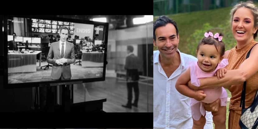César Tralli é casado com Ticiane Pinheiro e a filha, Manu (Foto: Reprodução/Instagram) César Tralli é casado com Ticiane Pinheiro e a filha, Manu (Foto: Reprodução/Instagram)