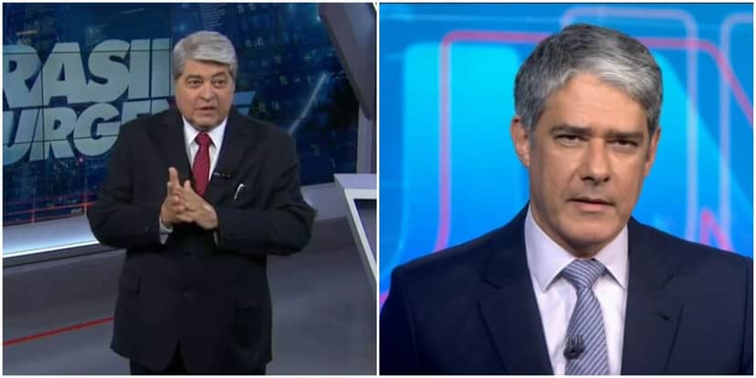 Datena surpreendeu ao virar alvo de ataques nas redes - Foto: Montagem Datena surpreendeu ao virar alvo de ataques nas redes - Foto: Montagem