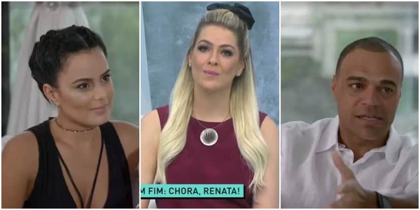 Luciele di Camargo garantiu que não sente ciúmes de Denílson com Renata Fan (Reprodução) Luciele di Camargo garantiu que não sente ciúmes de Denílson com Renata Fan (Reprodução)