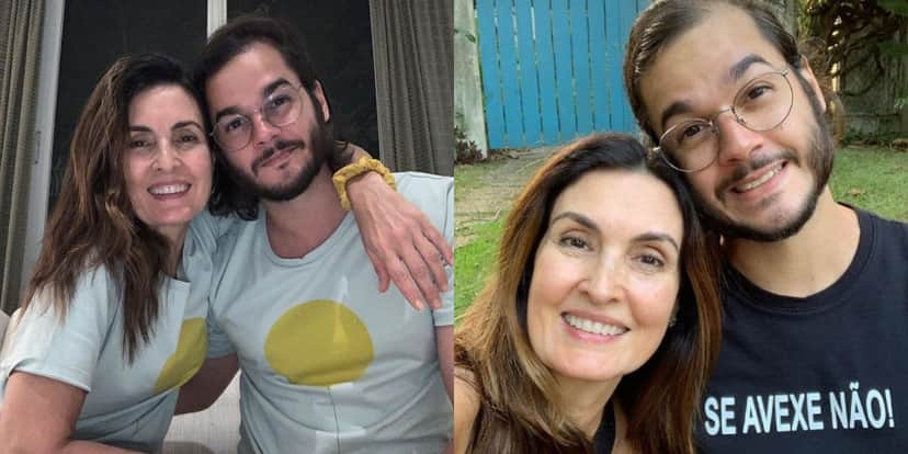 Fátima Bernardes e Túlio Gadêlha (Foto: Reprodução) Fátima Bernardes e Túlio Gadêlha (Foto: Reprodução)