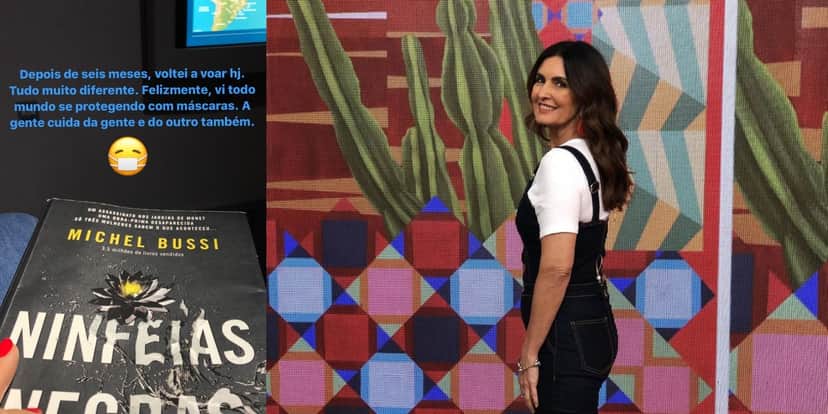 Fátima Bernardes, apresentadora do "Encontro", da TV Globo, viajou após seis meses (Foto: Reprodução/Instagram) Fátima Bernardes, apresentadora do "Encontro", da TV Globo, viajou após seis meses (Foto: Reprodução/Instagram)