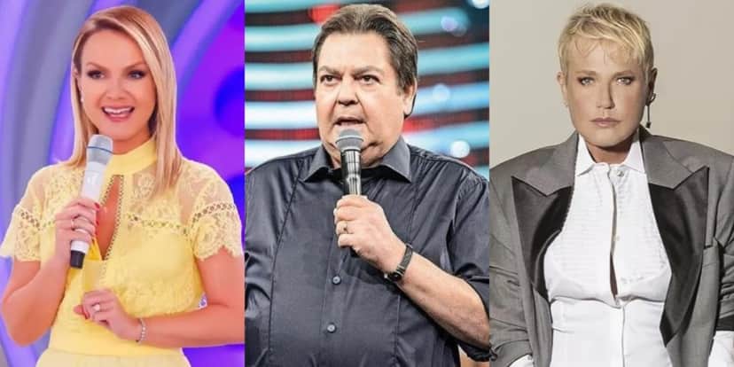 Faustão pode ser substituído por Eliana ou Xuxa (Foto: Reprodução/SBT/TV Globo/Instagram) Faustão pode ser substituído por Eliana ou Xuxa (Foto: Reprodução/SBT/TV Globo/Instagram)