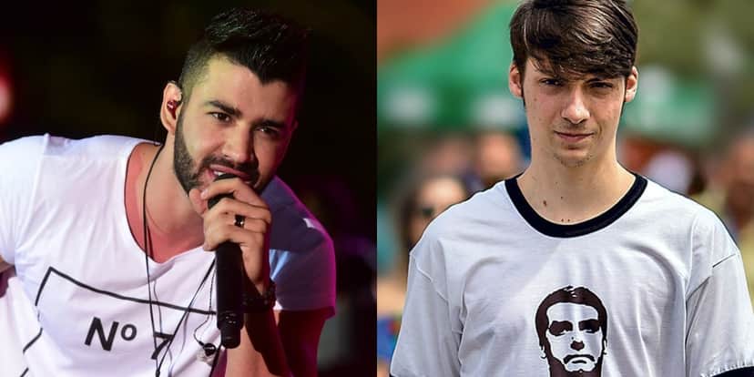 Gusttavo Lima surge em momento íntimo com filho de Bolsonaro (Foto: Reprodução) Gusttavo Lima surge em momento íntimo com filho de Bolsonaro (Foto: Reprodução)