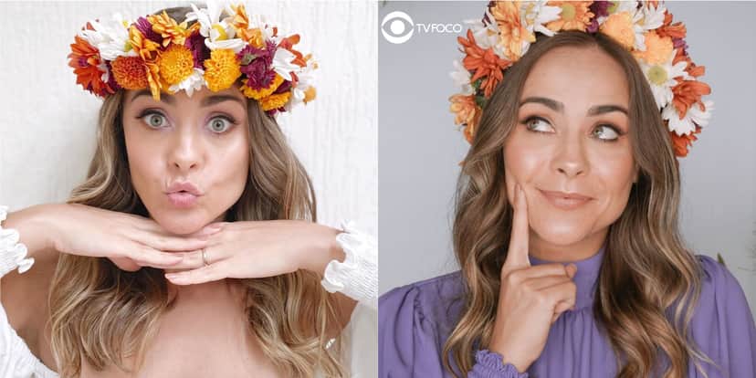 Juliana Silveira está nas nuvens com a volta de Floribella (Foto: Montagem/TV Foco/Reprodução/Instagram) Juliana Silveira está nas nuvens com a volta de Floribella (Foto: Montagem/TV Foco/Reprodução/Instagram)