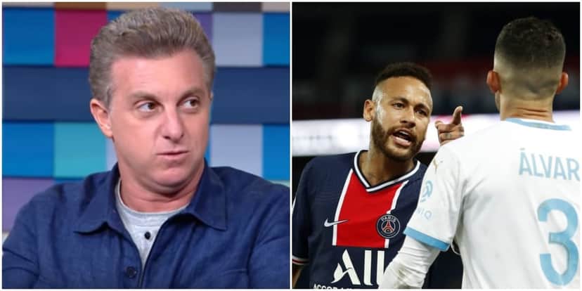 Luciano Huck defendeu Neymar após episódio de racismo - Foto: Montagem Luciano Huck defendeu Neymar após episódio de racismo - Foto: Montagem