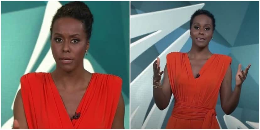 A apresentadora da Globo, Maju Coutinho (Reprodução) A apresentadora da Globo, Maju Coutinho (Reprodução)