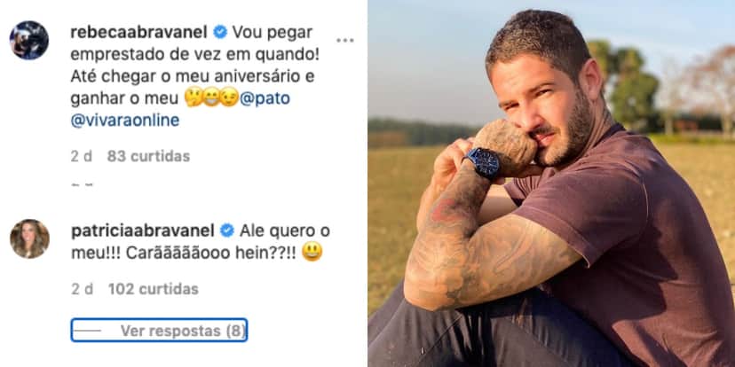 Pato, marido de Rebeca Abravanel, recebeu recado de Patrícia Abravanel (Foto: Reprodução/Instagram) Pato, marido de Rebeca Abravanel, recebeu recado de Patrícia Abravanel (Foto: Reprodução/Instagram)